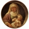 Saint Elizabeth with the Infant saint John the Baptist