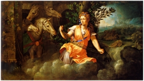 Aurora con i cavalli di Apollo (Il Mattino)