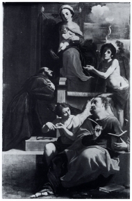 Madonna con il Bambino in trono e i santi Francesco, Matteo e Giovanni Battista