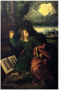 Vision of the saint John the Evangelist