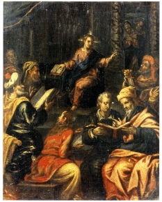 Christ disputing with the doctors