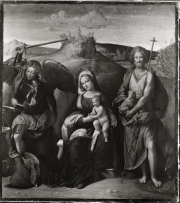 Madonna and Child with the saints Michael the Archangel and John the Baptist