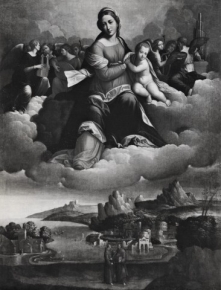 Madonna con il Bambino in gloria e i santi Antonio di Padova e Francesco