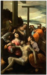 Lamentation over the dead Christ